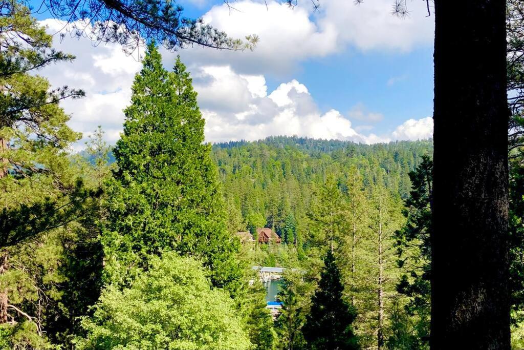 Glimmer Chalet Treetop A-Frame Cabin Lake View Villa Lake Arrowhead Exterior photo