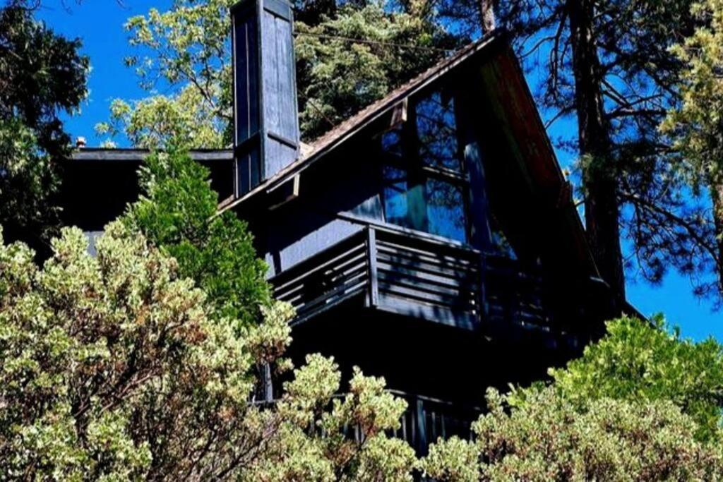 Glimmer Chalet Treetop A-Frame Cabin Lake View Villa Lake Arrowhead Exterior photo